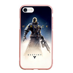 Чехол iPhone 7/8 матовый Destiny: Warlock, цвет: 3D-светло-розовый