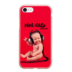 Чехол iPhone 7/8 матовый Paparoach: Music Kid