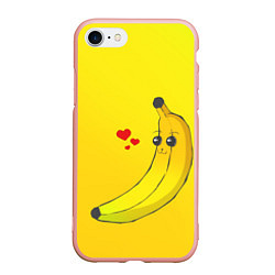 Чехол iPhone 7/8 матовый Just Banana (Yellow)