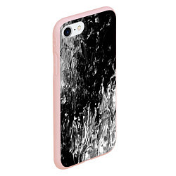 Чехол iPhone 7/8 матовый GRAY&BLACK, цвет: 3D-светло-розовый — фото 2
