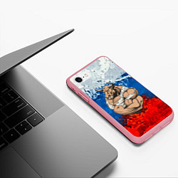 Чехол iPhone 7/8 матовый Буйвол, цвет: 3D-баблгам — фото 2