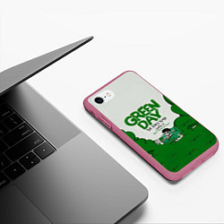 Чехол iPhone 7/8 матовый Green Day: The early years, цвет: 3D-малиновый — фото 2