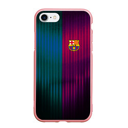 Чехол iPhone 7/8 матовый Barcelona FC: Abstract 2018, цвет: 3D-баблгам