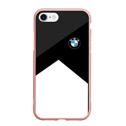 Чехол iPhone 7/8 матовый BMW 2018 SportWear 3, цвет: 3D-светло-розовый