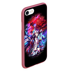 Чехол iPhone 7/8 матовый No Game No Life Zero, цвет: 3D-малиновый — фото 2