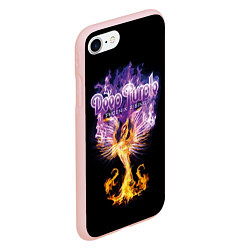 Чехол iPhone 7/8 матовый Deep Purple: Phoenix Rising, цвет: 3D-светло-розовый — фото 2