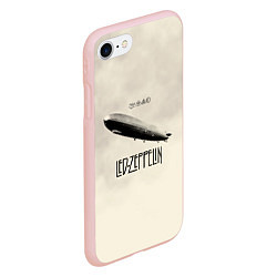 Чехол iPhone 7/8 матовый Led Zeppelin: Fly, цвет: 3D-светло-розовый — фото 2