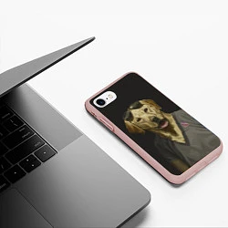 Чехол iPhone 7/8 матовый Mr Peanutbutter, цвет: 3D-светло-розовый — фото 2