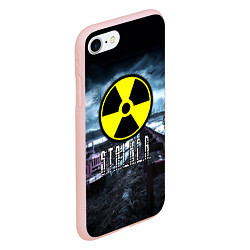 Чехол iPhone 7/8 матовый S.T.A.L.K.E.R: Radiation, цвет: 3D-светло-розовый — фото 2