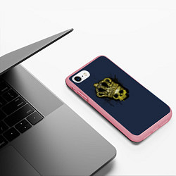 Чехол iPhone 7/8 матовый Cs:go - Crown graffiti Корона, цвет: 3D-баблгам — фото 2