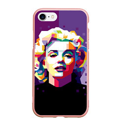 Чехол iPhone 7/8 матовый Marilyn Monroe