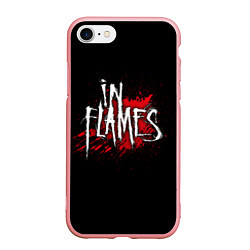 Чехол iPhone 7/8 матовый In Flames, цвет: 3D-баблгам