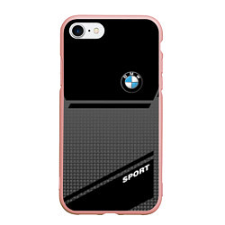 Чехол iPhone 7/8 матовый BMW SPORT БМВ СПОРТ