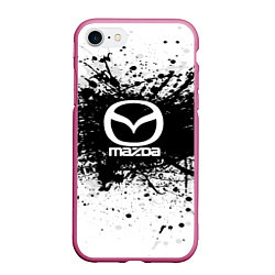 Чехол iPhone 7/8 матовый Mazda: Black Spray