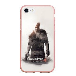 Чехол iPhone 7/8 матовый Uncharted 4: Nathan, цвет: 3D-светло-розовый