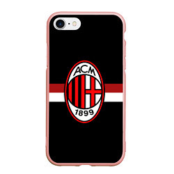 Чехол iPhone 7/8 матовый AC Milan 1899