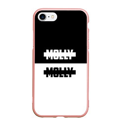 Чехол iPhone 7/8 матовый Molly: Black & White