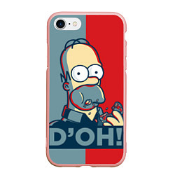 Чехол iPhone 7/8 матовый Homer Simpson DOH!