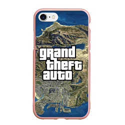 Чехол iPhone 7/8 матовый GTA