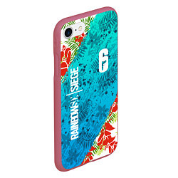 Чехол iPhone 7/8 матовый Rainbow Six: Sunsplash Pack, цвет: 3D-малиновый — фото 2