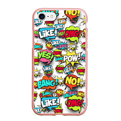 Чехол iPhone 7/8 матовый Pop art Fashion