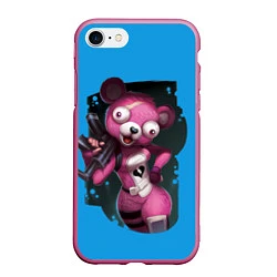 Чехол iPhone 7/8 матовый Cuddle Team Leader, цвет: 3D-малиновый