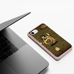 Чехол iPhone 7/8 матовый Wild Wilson, цвет: 3D-светло-розовый — фото 2