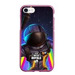 Чехол iPhone 7/8 матовый Fortnite: Space Rainbow