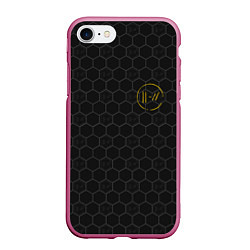 Чехол iPhone 7/8 матовый 21 Pilots: Carbon