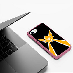 Чехол iPhone 7/8 матовый R6S: Valkyrie, цвет: 3D-малиновый — фото 2