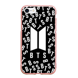 Чехол iPhone 7/8 матовый BTS: Black Style