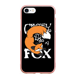 Чехол iPhone 7/8 матовый Crazy Like a Fox