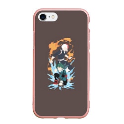 Чехол iPhone 7/8 матовый Deku & Shouto