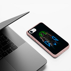 Чехол iPhone 7/8 матовый Watch Dogs: Wrench, цвет: 3D-светло-розовый — фото 2