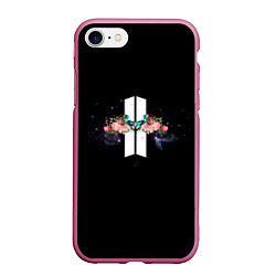 Чехол iPhone 7/8 матовый BTS: Floral Minimalist