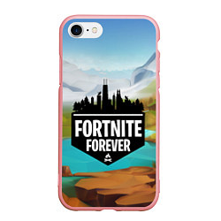 Чехол iPhone 7/8 матовый Fortnite Forever, цвет: 3D-баблгам