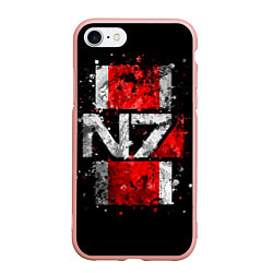 Чехол iPhone 7/8 матовый Mass Effect N7