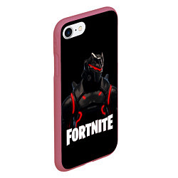 Чехол iPhone 7/8 матовый Fortnite: Cyborg, цвет: 3D-малиновый — фото 2