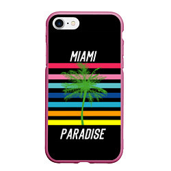 Чехол iPhone 7/8 матовый Miami Paradise