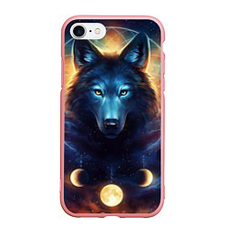 Чехол iPhone 7/8 матовый Волк затмения, цвет: 3D-баблгам