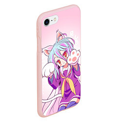 Чехол iPhone 7/8 матовый No Game No Life, цвет: 3D-светло-розовый — фото 2