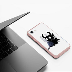 Чехол iPhone 7/8 матовый Hollow Knight, цвет: 3D-светло-розовый — фото 2