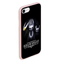 Чехол iPhone 7/8 матовый Hollow Knight, цвет: 3D-светло-розовый — фото 2