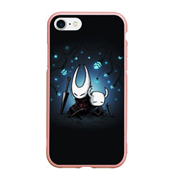 Чехол iPhone 7/8 матовый Hollow Knight, цвет: 3D-светло-розовый