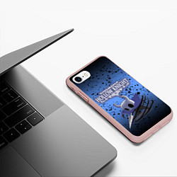 Чехол iPhone 7/8 матовый Hollow Knight, цвет: 3D-светло-розовый — фото 2