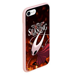 Чехол iPhone 7/8 матовый Hollow Knight: Silksong, цвет: 3D-светло-розовый — фото 2