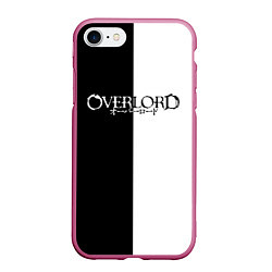 Чехол iPhone 7/8 матовый OVERLORD, цвет: 3D-малиновый