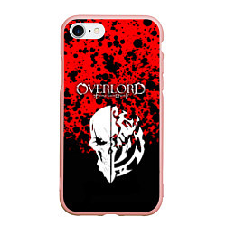 Чехол iPhone 7/8 матовый OVERLORD, цвет: 3D-светло-розовый