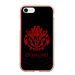 Чехол iPhone 7/8 матовый Overlord, цвет: 3D-светло-розовый