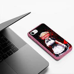 Чехол iPhone 7/8 матовый Toga Himiko, цвет: 3D-малиновый — фото 2